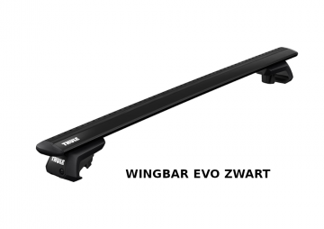 Complete set wingbar evo zwart open railing 38